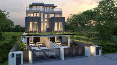 For Sale - Massive Built-Up! Nearly 9,500 sqft! Brand New 3.5-Sty Luxury Semi-D w. Lift, Pool & Jacuzzi