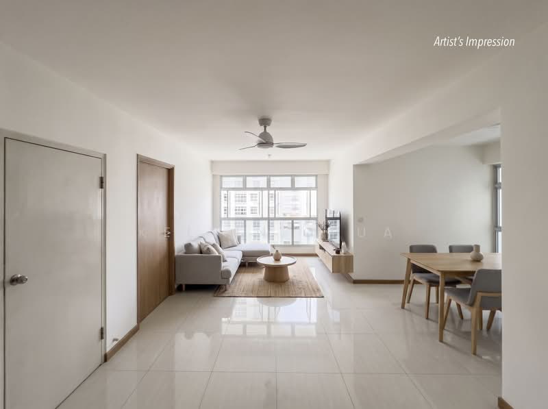 405A Northshore Drive, 405A Northshore Drive, 3 Bedrooms, 1,012 sqft, HDB Flat For Sale, by Kelvin Chua, 60084716 - Living Room - PropertyGuru.com.sg