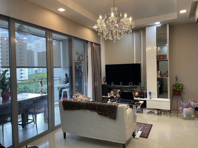 Living Room with HUGE Balcony 