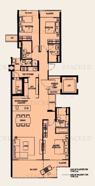 The Azure, 203 Ocean Drive, Harbourfront / Telok Blangah, 3 Bedrooms, 1,711 sqft, Condominium For Rent, by Seah Jian Ling, 60086825 - PropertyGuru.com.sg
