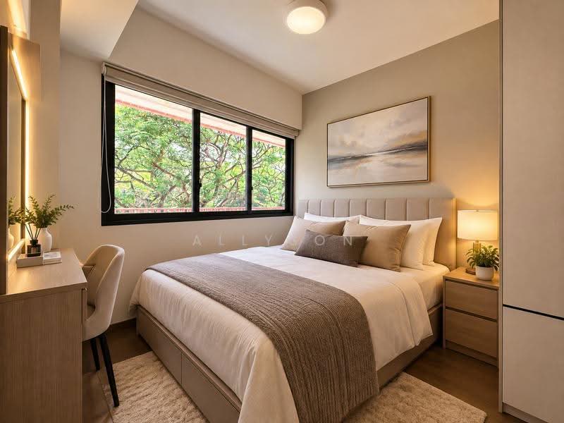 Royalgreen, 2 Anamalai Avenue, Tanglin / Holland / Bukit Timah, 2 Bedrooms, 667 sqft, Condominium For Rent, by Allyson Ong, 60087196 - Bedroom - For Illustration Only - PropertyGuru.com.sg