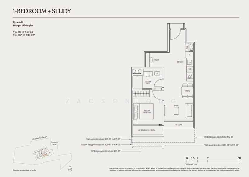 UPPERHOUSE at Orchard Boulevard, 22 Orchard Boulevard, 1 Bedroom, 474 sqft, Condominium For Sale, by Zacson Ong, 60087483 - PropertyGuru.com.sg