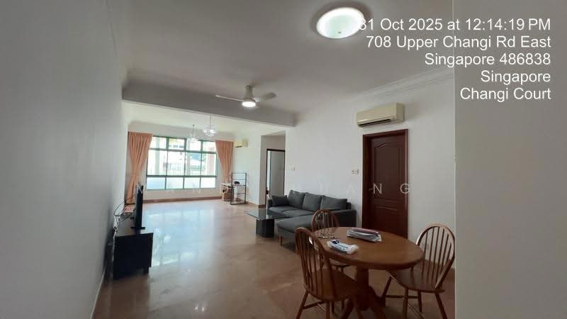 Changi Court, 698 Upper Changi Road East, Bedok / Upper East Coast, 3 Bedrooms, 1,163 sqft, Condominium For Rent, by Mandy Huang, 60088466 - Living Room - PropertyGuru.com.sg