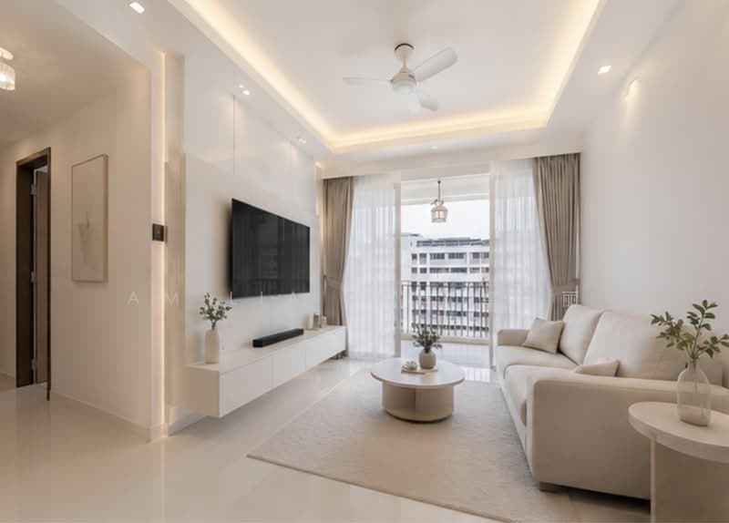 Watercolours, 27 Pasir Ris Link, 3 Bedrooms, 958 sqft, Executive Condominium For Sale, by Amilia Toh 卓翰丽, 60088870 - Living Room - PropertyGuru.com.sg