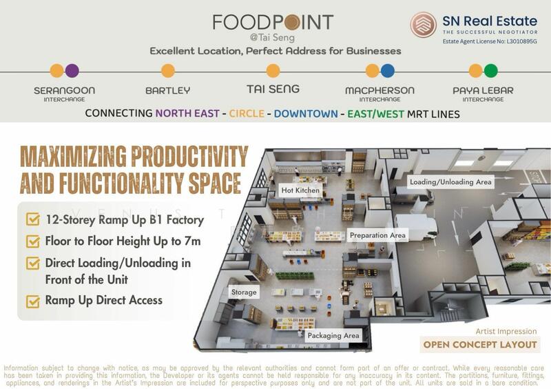 Food Point @ Tai Seng, 50 Playfair Road, 2,960 sqft, Light Industrial (B1) For Sale, by Venus Tan Hui Sin 陈慧欣, 60090562 - CommercialGuru.com.sg