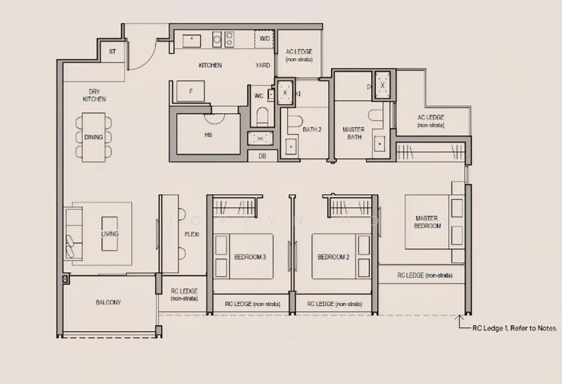 Bloomsbury Residences, 61 Media Circle, Buona Vista / West Coast / Clementi New Town, 3 Bedrooms, 1,098 sqft, Apartment For Sale, by Joylyn Ho, 60091252 - PropertyGuru.com.sg
