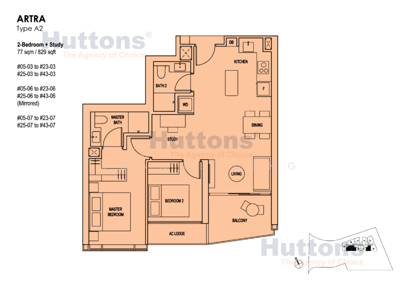 Artra, 10 Alexandra View, 2 Bedrooms, 829 sqft, Condominium For Sale, by Joanne Zeng, 60091669 - PropertyGuru.com.sg