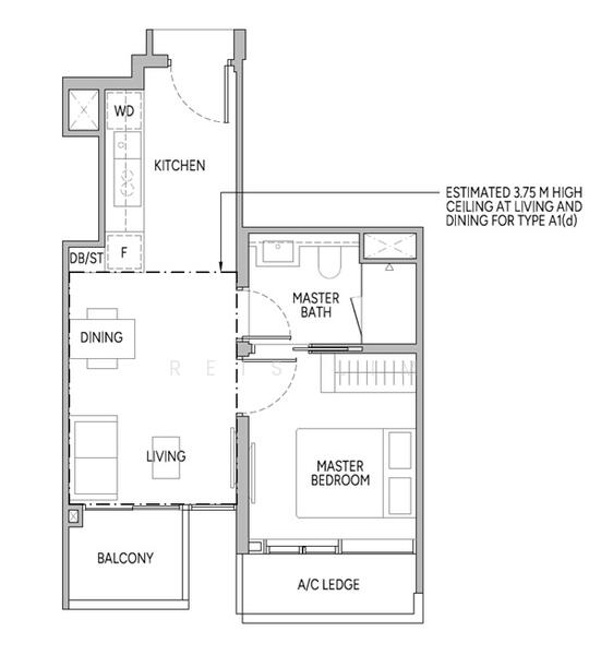 Union Square Residences, 28 Havelock Road,, Boat Quay / Raffles Place / Marina, 1 Bedroom, 463 sqft, Condominium For Sale, by Reis Lim, 60091690 - PropertyGuru.com.sg