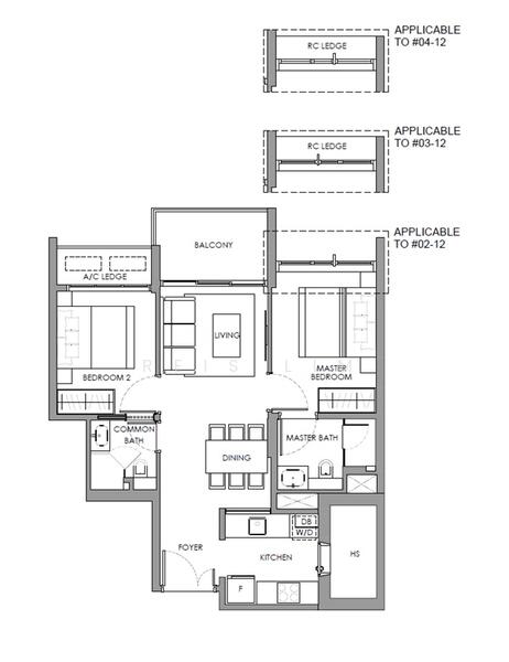 The Hillshore, 292 Pasir Panjang Rd, Buona Vista / West Coast / Clementi New Town, 2 Bedrooms, 743 sqft, Condominium For Sale, by Reis Lim, 60091703 - PropertyGuru.com.sg