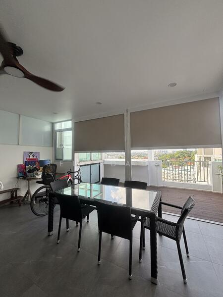 Roof terrace with Zip Track