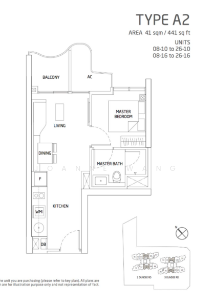 Queens Peak, 3 Dundee Road, 1 Bedroom, 441 sqft, Condominium For Rent, by Joanne Wang, 60092125 - PropertyGuru.com.sg