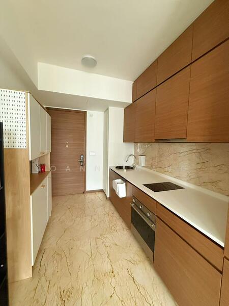 Queens Peak, 3 Dundee Road, 1 Bedroom, 441 sqft, Condominium For Rent, by Joanne Wang, 60092125 - Kitchen - PropertyGuru.com.sg