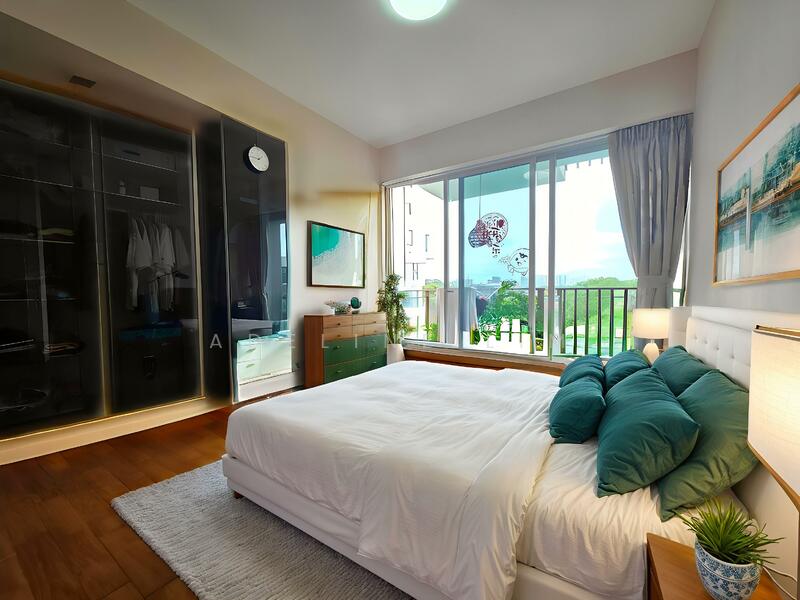 AI Staged Master Room