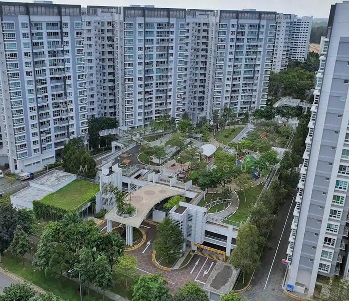 Carpark rooftop garden