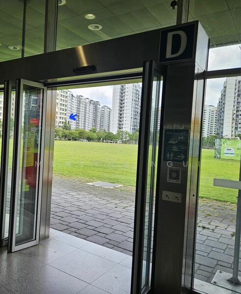 The unit ( marked in blue) seen from the Punggol MRT