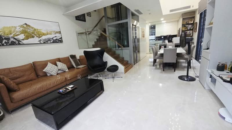 Belgravia Villas, Ang Mo Kio Avenue 5, 5 Bedrooms, 3,638 sqft, Corner Terrace For Sale, by Serene Wong, 60094292 - Living Room - PropertyGuru.com.sg
