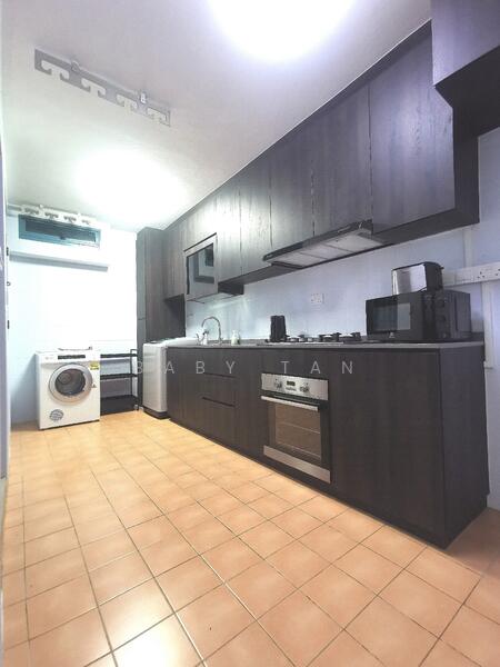 Enclosed Kitchen Area