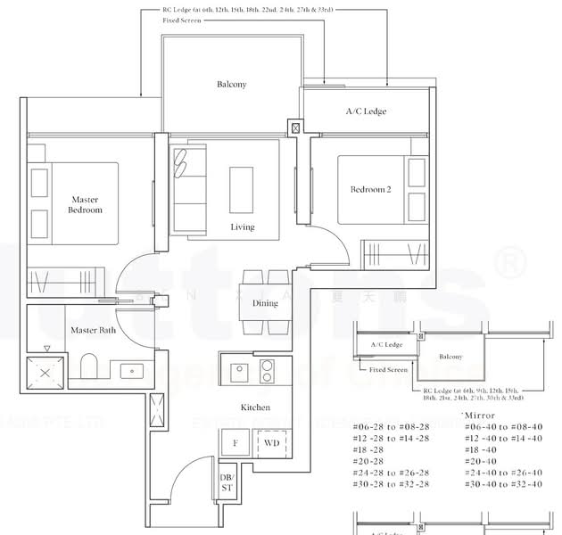 Avenue South Residence, 11 Silat Avenue, 2 Bedrooms, 657 sqft, Condominium For Rent, by Ben XIA 夏天鹏, 60095863 - PropertyGuru.com.sg