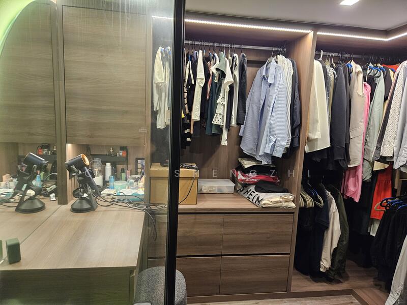 Wardrobe on loft