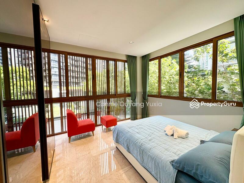 Bedroom with attached bathroom