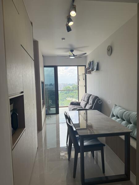 Dining, living & balcony