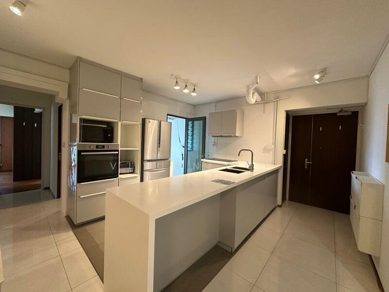 Open concept kitchen
