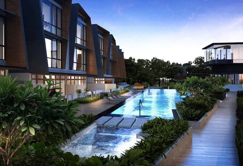 Belgravia Ace, 100 Belgravia Drive, Seletar / Yio Chu Kang, 5 Bedrooms, 4,058 sqft, Semi-Detached House For Sale, by James Lee, 60097065 - Pool - PropertyGuru.com.sg