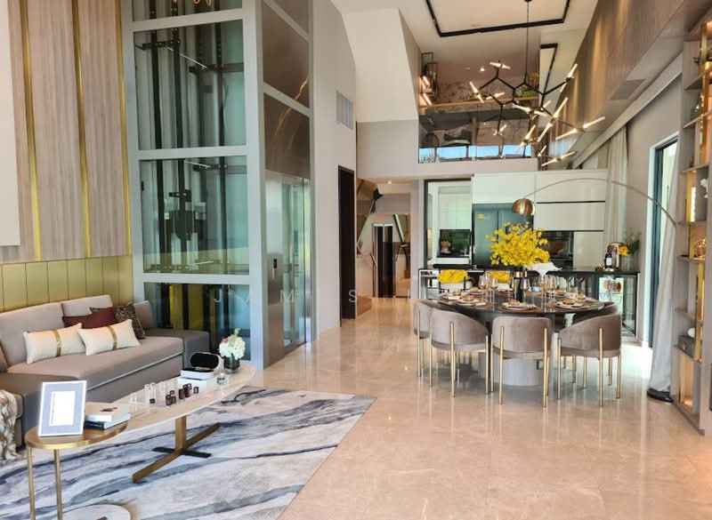 Belgravia Ace, 100 Belgravia Drive, Seletar / Yio Chu Kang, 5 Bedrooms, 4,058 sqft, Semi-Detached House For Sale, by James Lee, 60097065 - Living Room - PropertyGuru.com.sg