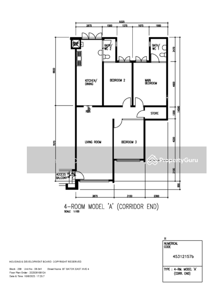 For Sale 258 Bukit Batok East Avenue 4
