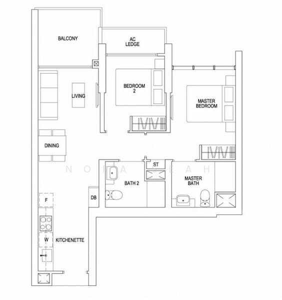 Parc Riviera, 101 West Coast Vale, 2 Bedrooms, 710 sqft, Condominium For Rent, by Nora Seah, 60098064 - PropertyGuru.com.sg