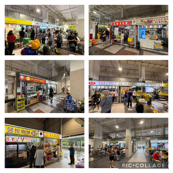 1 min sheltered walk to 2 storey hawker