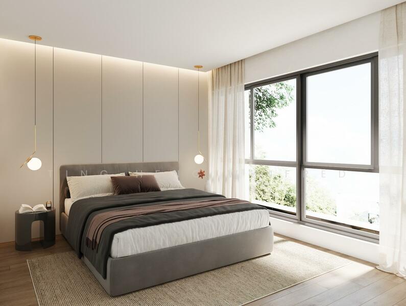 Zen - Brand New Freehold Inter Terrace with Attic & Lift Terraced House For Sale at S$ 6,200,000 | PropertyGuru Singapore - Junior Master Bedroom