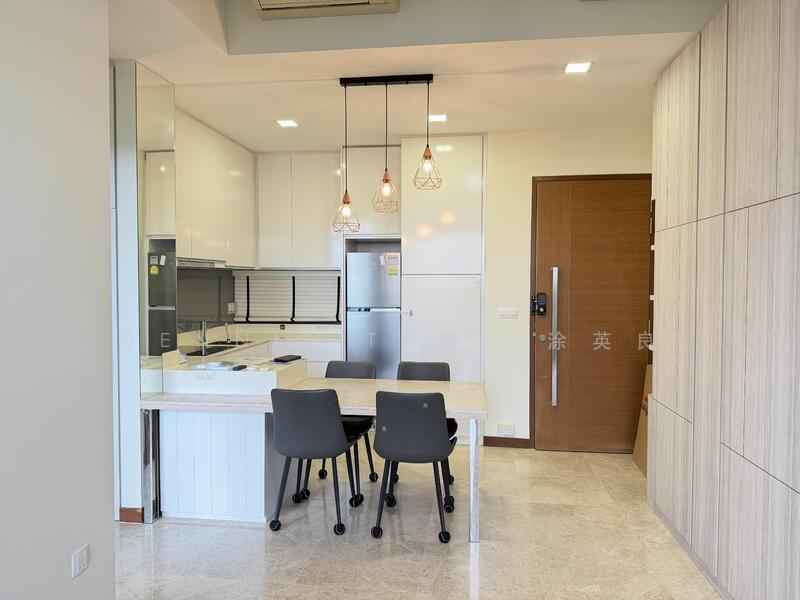 Spacious living and dining 