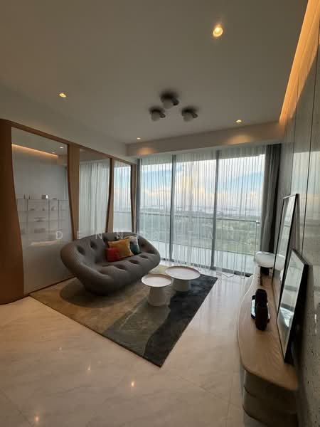 Marina One Residences, 21 Marina Way, 2 Bedrooms, 1,163 sqft, Condominium For Rent, by Dennis Tang, 60099770 - Living Room - PropertyGuru.com.sg