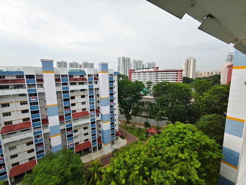 View from corridor of unit