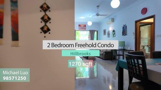 Hillbrooks, 88 Hillview Avenue, Dairy Farm / Bukit Panjang / Choa Chu Kang, 2 Bedrooms, 1,270 sqft, Condominium For Sale, by Michael Luo, 60100978 - PropertyGuru.com.sg