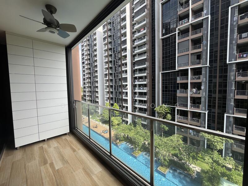Sims Urban Oasis, 16 Sims Drive, 4 Bedrooms, 1,206 sqft, Condominium For Rent, by Ong Yu Rong, 60101502 - Balcony - PropertyGuru.com.sg