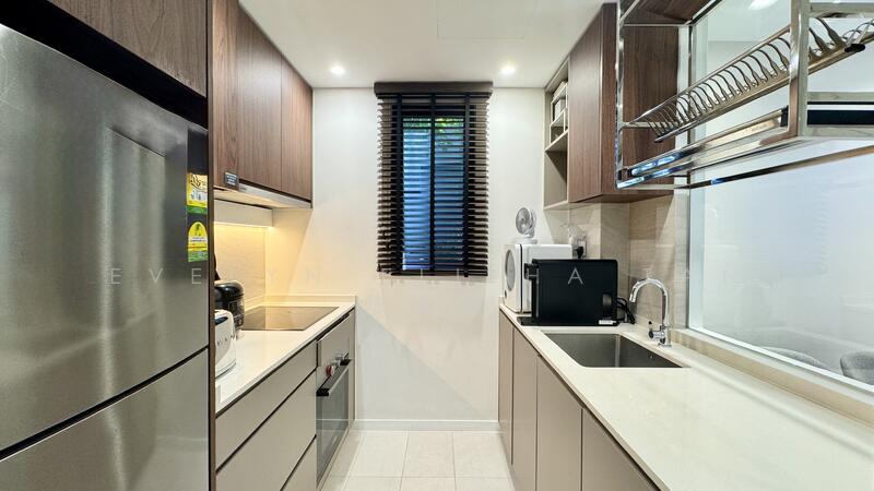 Enclosed Kitchen with Windows