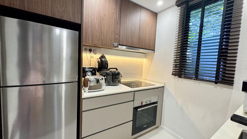 Enclosed Kitchen with Windows