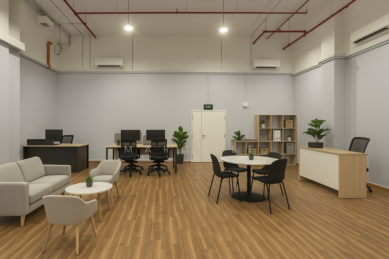 Meters High Ceiling Own Toilet Industrial Office Balestier