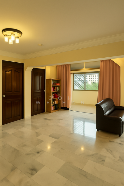 Living Room with Balcony