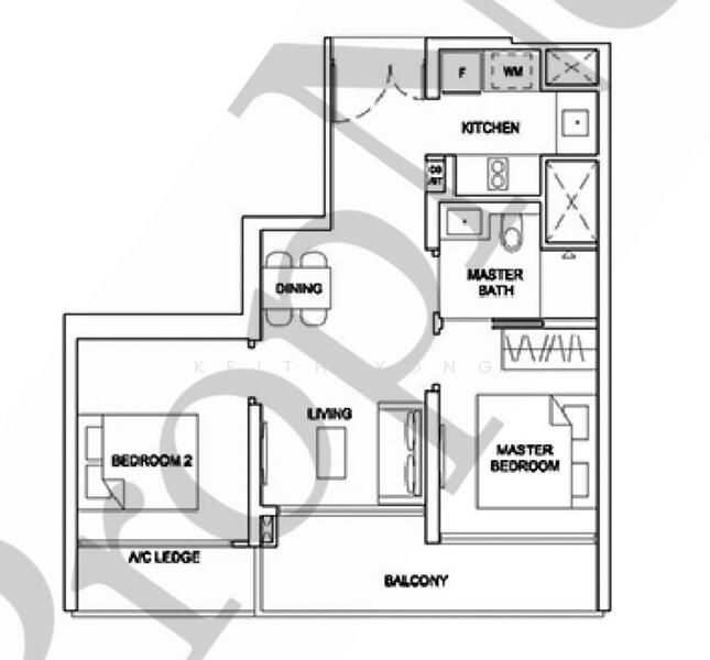Stirling Residences, 21 Stirling Road, 2 Bedrooms, 624 sqft, Condominium For Rent, by Keith Yong, 60104262 - PropertyGuru.com.sg