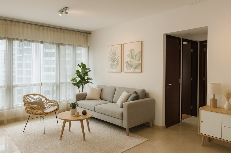 Living Room - Illustrated image