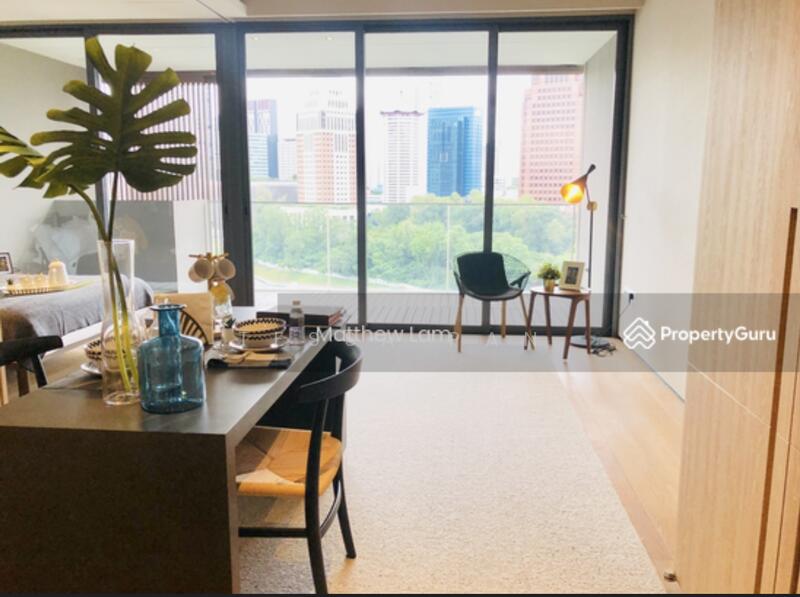 OUE Twin Peaks, 33 Leonie Hill Road, 1 Bedroom, 572 sqft, Condominium For Rent, by Tessa Pan, 60104981 - Living Room - PropertyGuru.com.sg