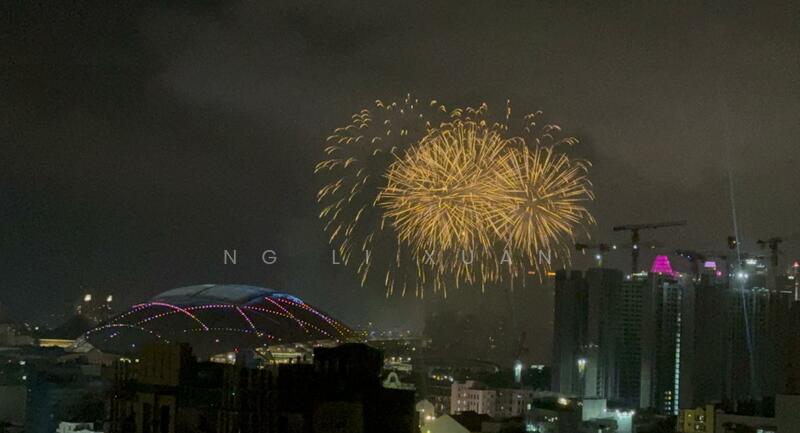 Night view from unit itself