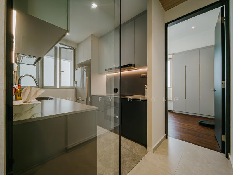 Enclosed Kitchen