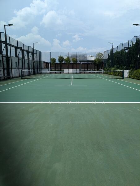 Roof top tennis court