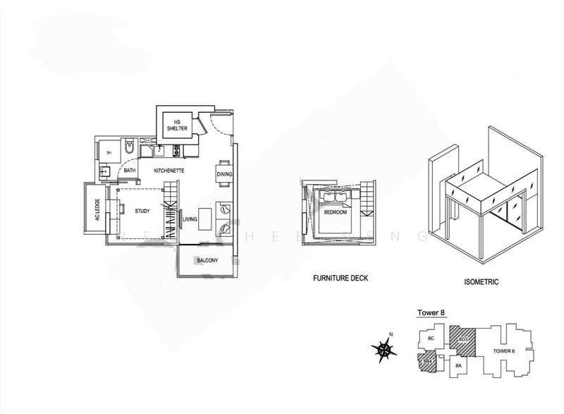 Urban Vista, 8 Tanah Merah Kechil Link, Bedok / Upper East Coast, 1 Bedroom, 431 sqft, Condominium For Rent, by Neo Chee Seng, 60106325 - PropertyGuru.com.sg
