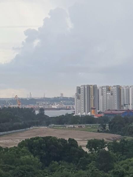 Far partial sea view