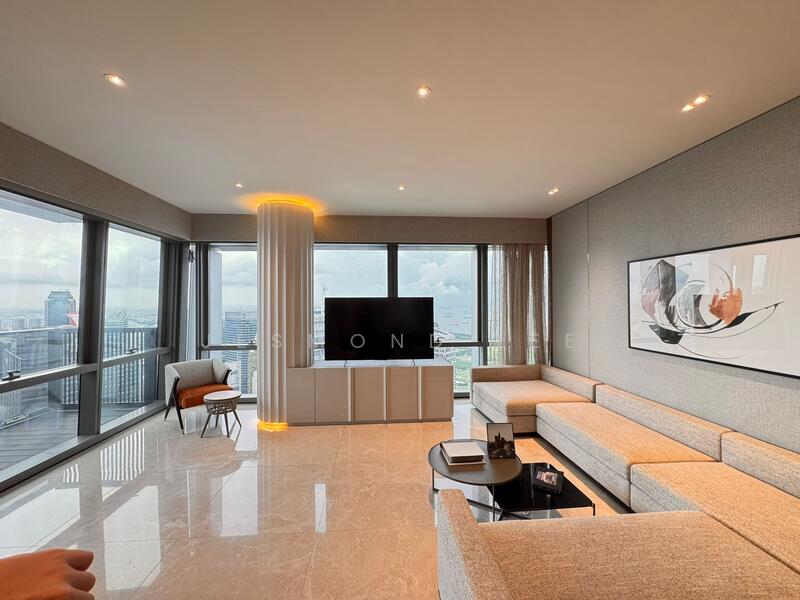 Wallich Residence, 3 Wallich Street, 4 Bedrooms, 1,658 sqft, Condominium For Rent, by Jesmond Lee, 60108128 - Living Room - PropertyGuru.com.sg